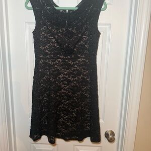 INC International Concepts Black Lace Mini Dress